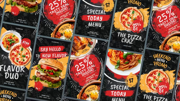 Food Festival Story Product Promo template preview