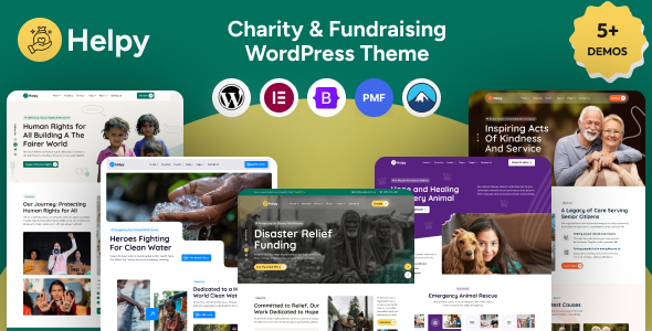 Helpy – Charity & Fundraising WordPress Theme