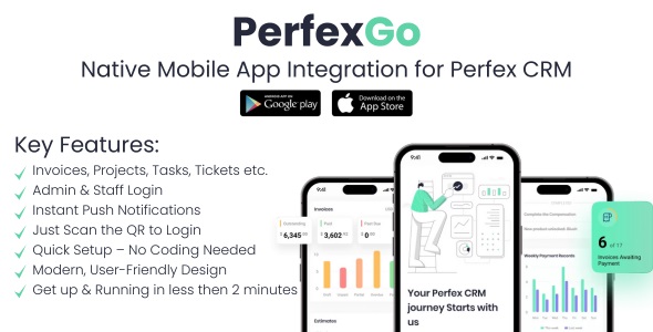 PerfexGO – Native Mobile App Integration for Perfex CRM