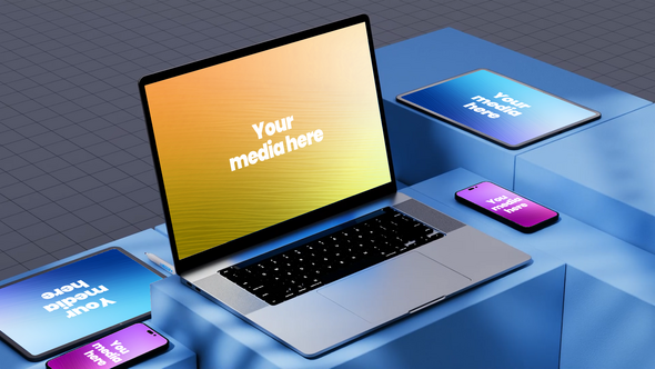 Multi Device Mockup Product Promo template preview