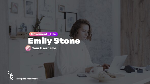 Social Media Titles Elements template preview