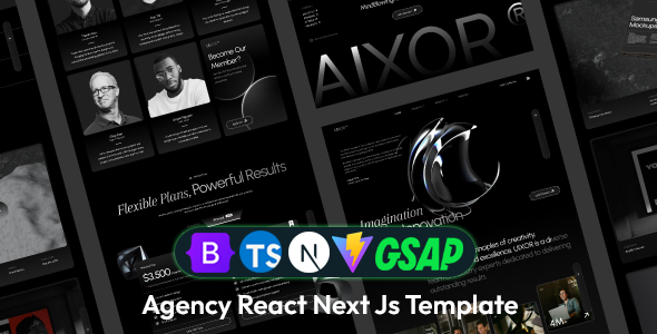 Aixor – Agency Next Js Template (Next 15)