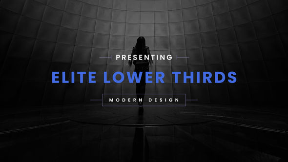 Elite Lower Thirds Elements template preview