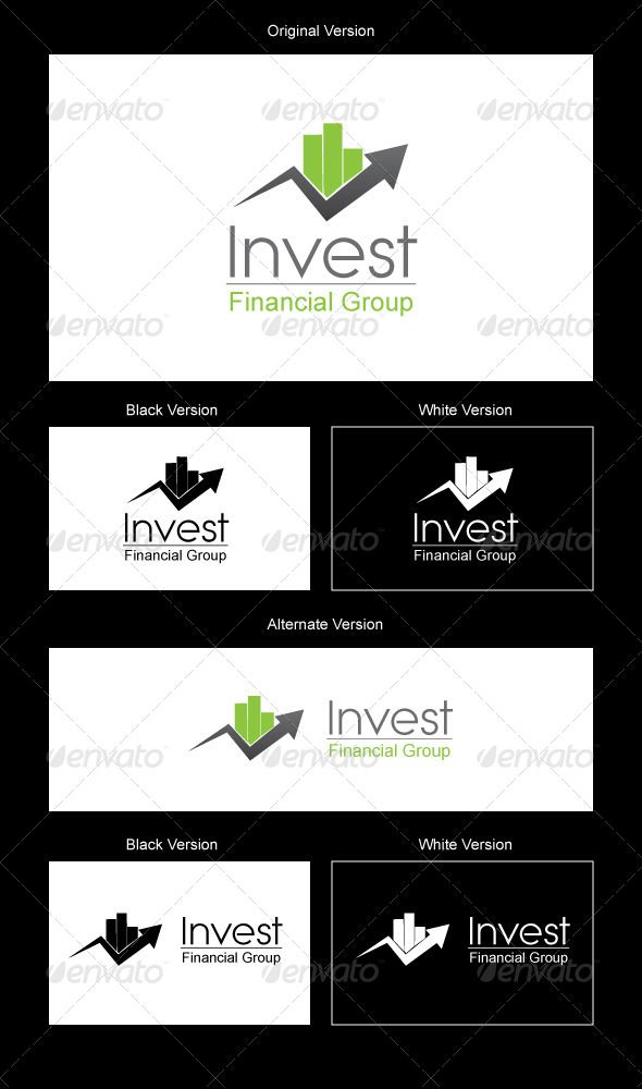 Invest Logo Design - Symbols Logo Templates