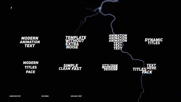 Animation Text | After Effects Titles template preview