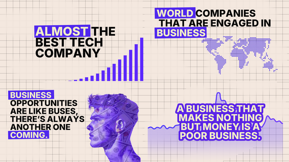 Corporate Titles Titles template preview