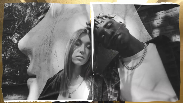 Paper Cut Transition Elements template preview