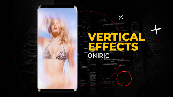 Vertical Oniric Effects | After Effects Elements template preview