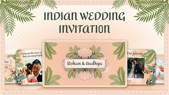 Indian Wedding Video Template Video Displays template preview