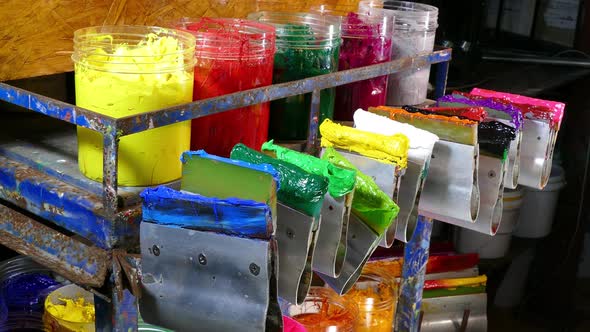 Store Of Plastisol Ink alt