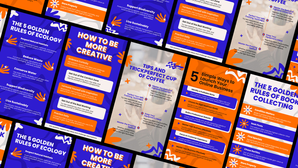 List Tittle Story Reels Titles template preview