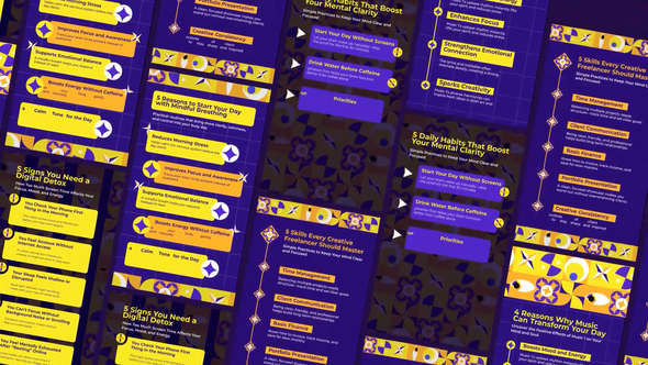 List Tittle Story Titles template preview