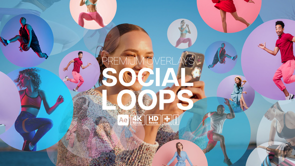 Premium Overlays Social Loops Elements template preview