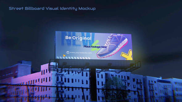 Street Billboard Visual Identity Mockup Product Promo template preview
