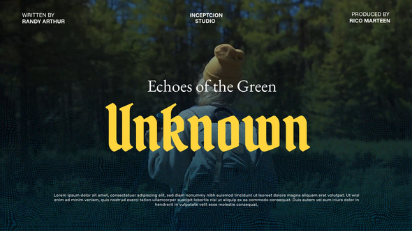 Movie Title Animation Titles template preview