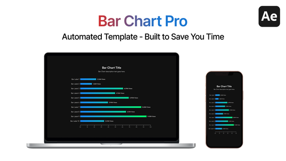Bar Chart Pro Infographics template preview