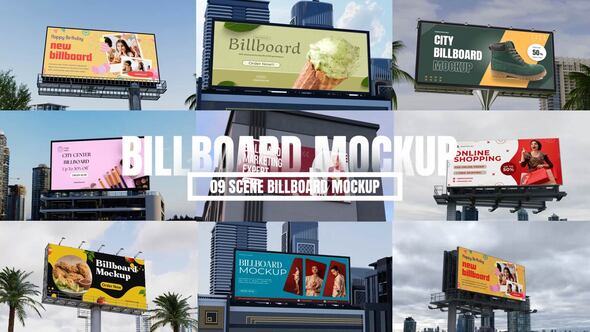 Billboard Mockup Product Promo template preview