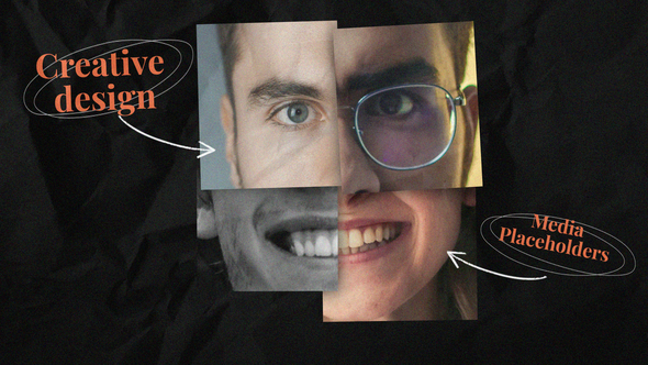 Mixed Media Titles Titles template preview