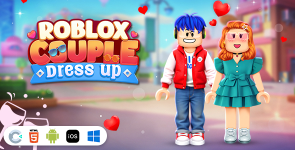 Roblox Couple Dress-up [ Construct 3 , HTML5 ]
