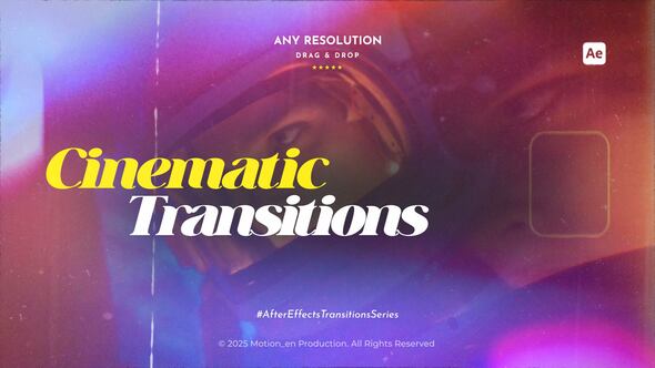Cinematic Transitions Elements template preview