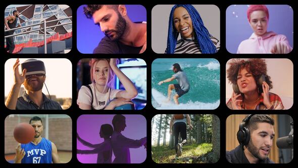 Bento Style Opener Openers template preview