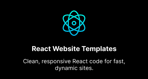 React Website Templates