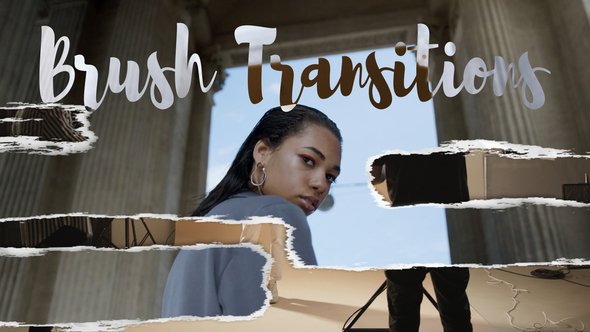 Brush Transitions Elements template preview