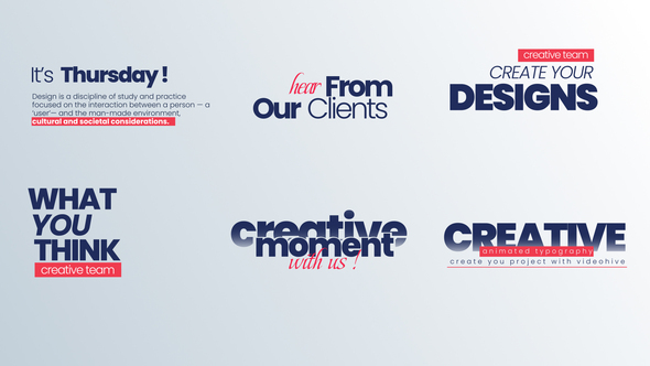 Animated Titles Titles template preview