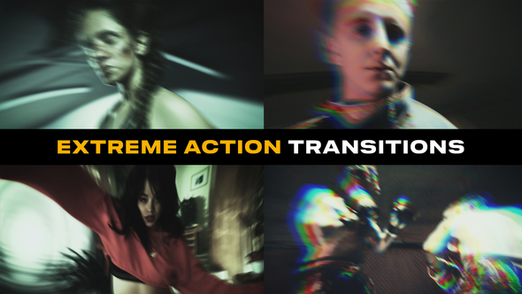 Extreme Action Transitions | After Effects Elements template preview