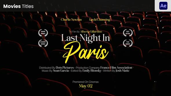 Movie Titles | V2 Titles template preview