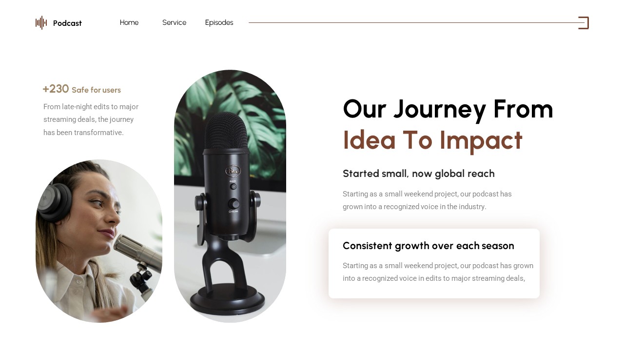 Podcast PowerPoint Template, Presentation Templates | GraphicRiver