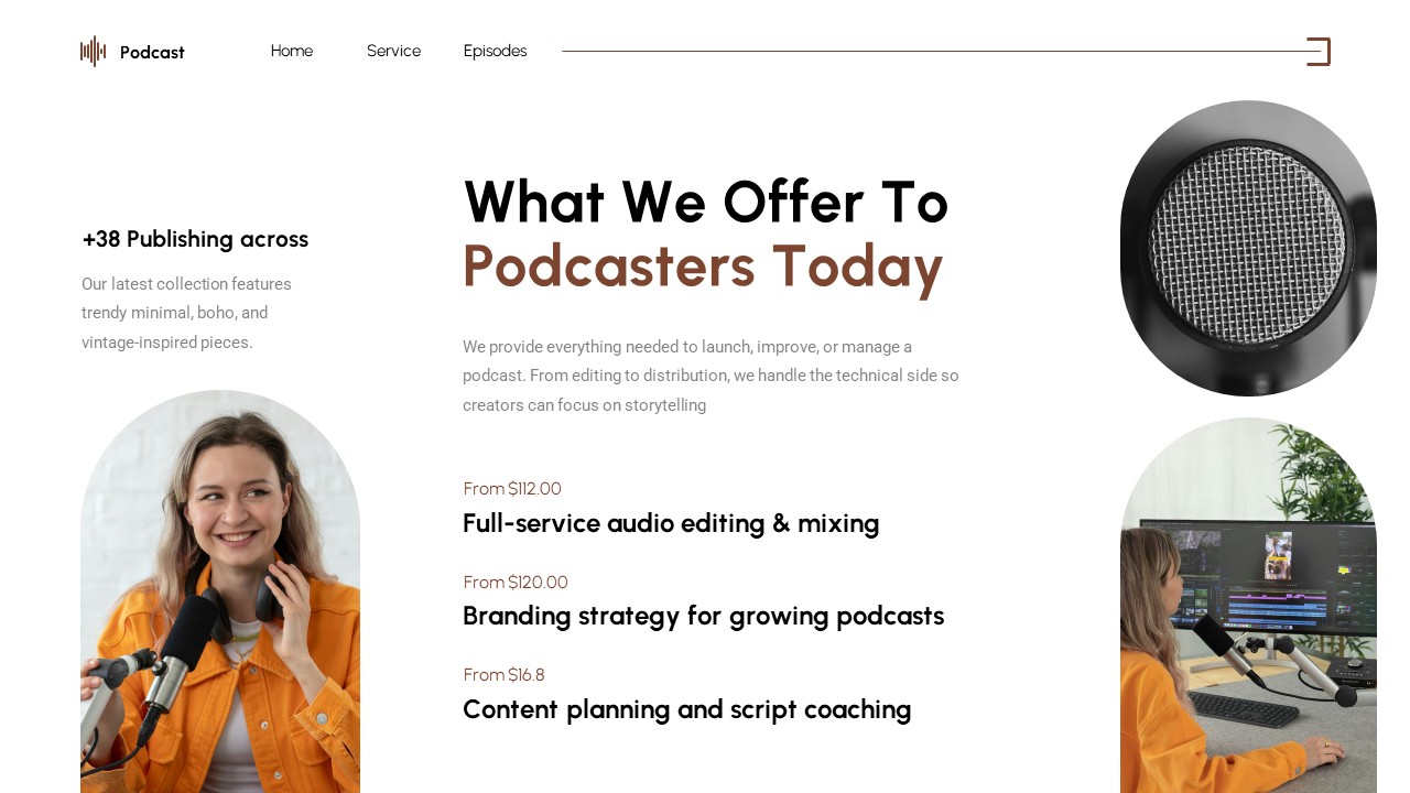 Podcast Google Slide Template, Presentation Templates | GraphicRiver