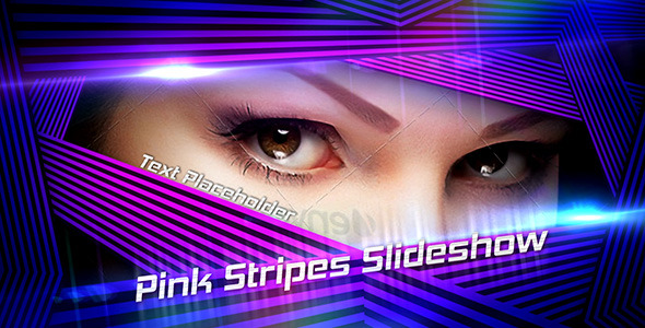 Pink Stripes Slideshow