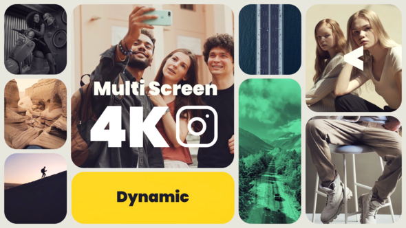 Bento Multiframe Intro Openers template preview