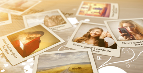 Falling Retro Pictures - VideoHive 5390742