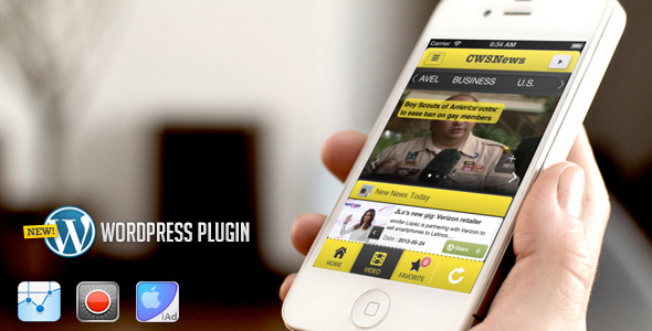 CWSNews - iPhone news app - Wordpress