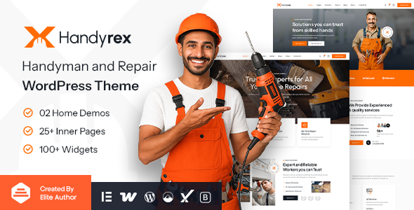 Handyrex – Handyman Services & Repair WordPress Theme