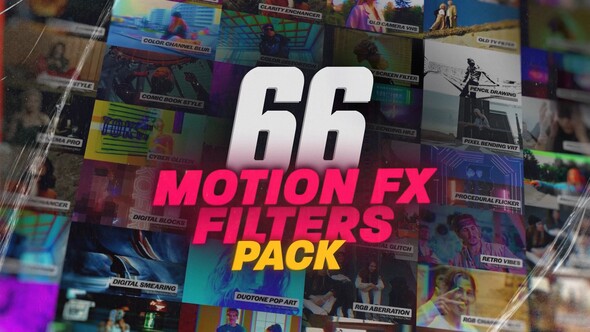Motion Effect Filters Pack For After Effects Elements template preview