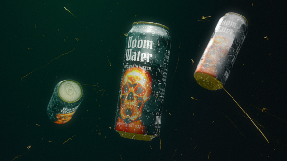 Doom Water Mockup Product Promo template preview