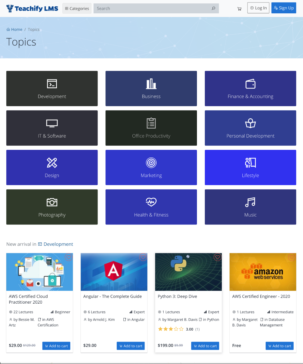 Teachify LMS – Powerful Learning Management System by themeqx | CodeCanyon