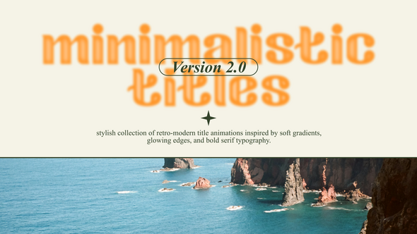Minimalistic Titles V2 Titles template preview
