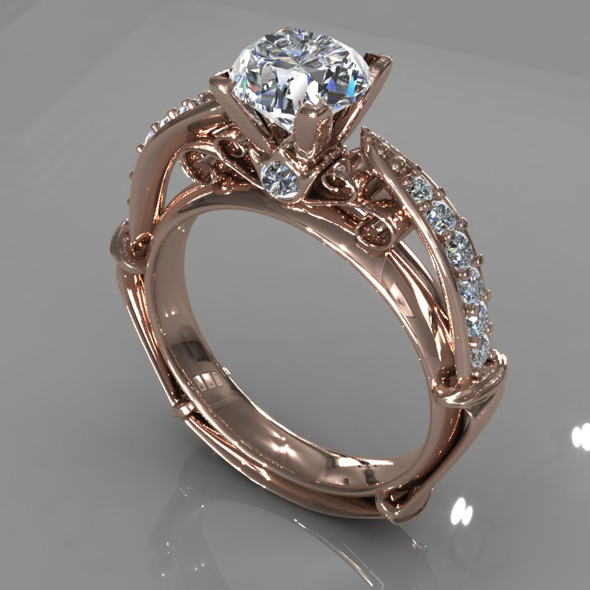 Diamond Ring Creative - 3Docean 5392326