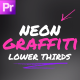 Neon Graffiti Lower Thirds / MOGRT - VideoHive Item for Sale