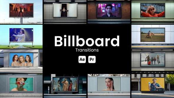 Billboard Transitions Elements template preview