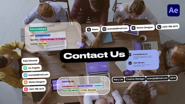 Contact Information Elements template preview