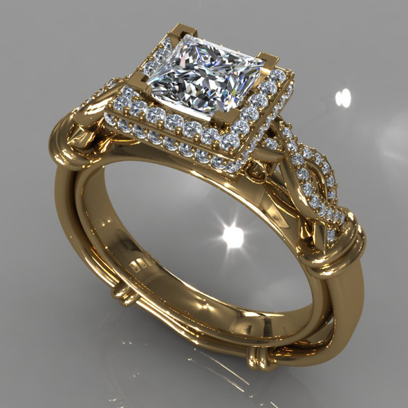 Diamond Ring Creative - 3Docean 5392918