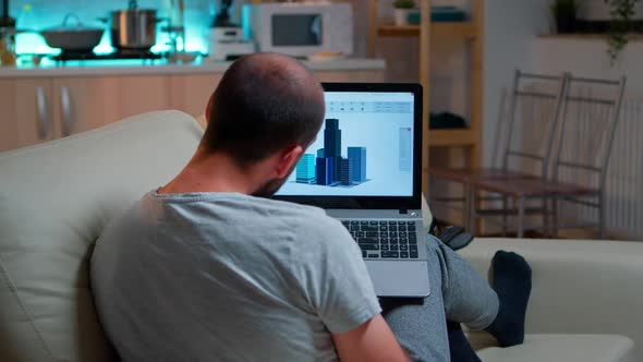 Architect Using Cad Software to Design Industrial Prototype alt