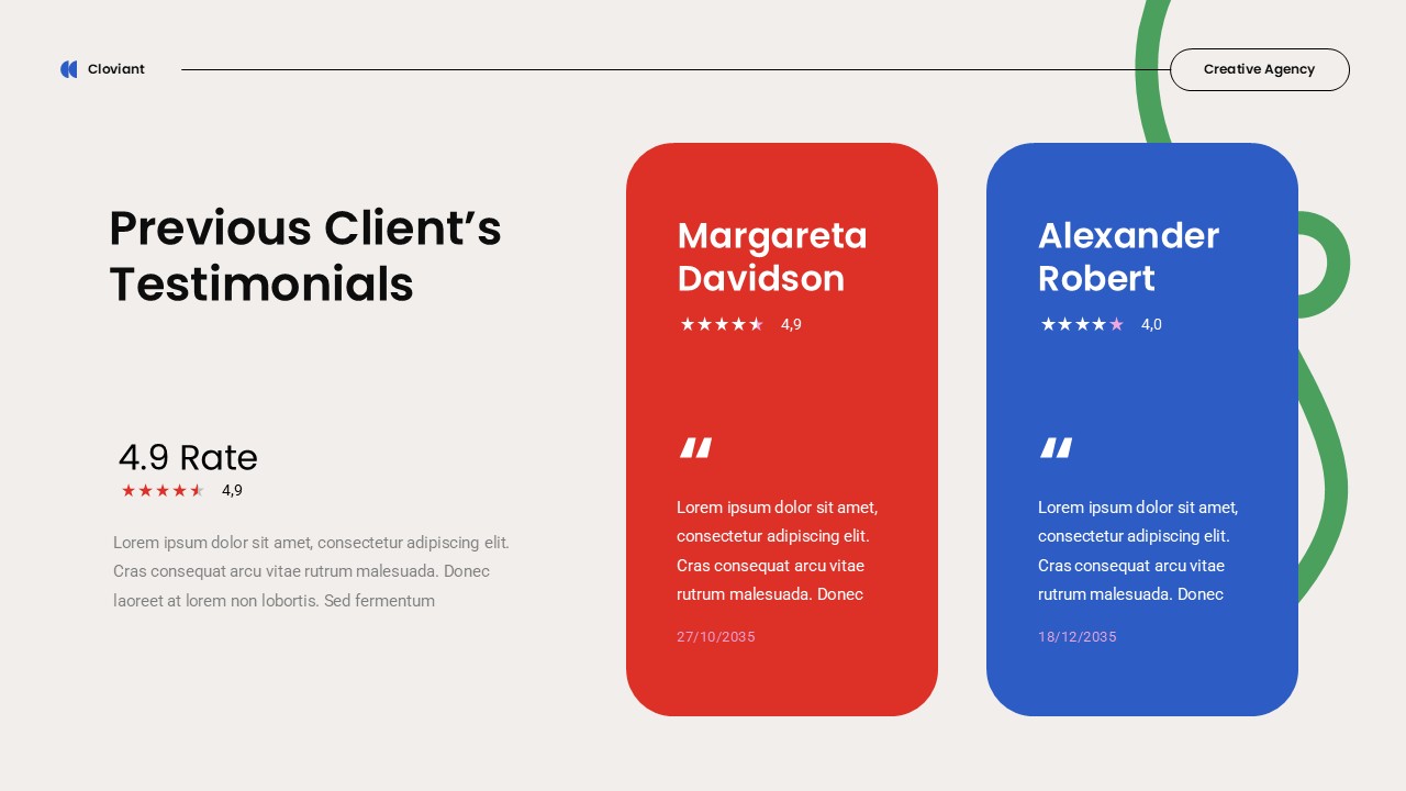 Creative Agency Google Slide Template, Presentation Templates ...