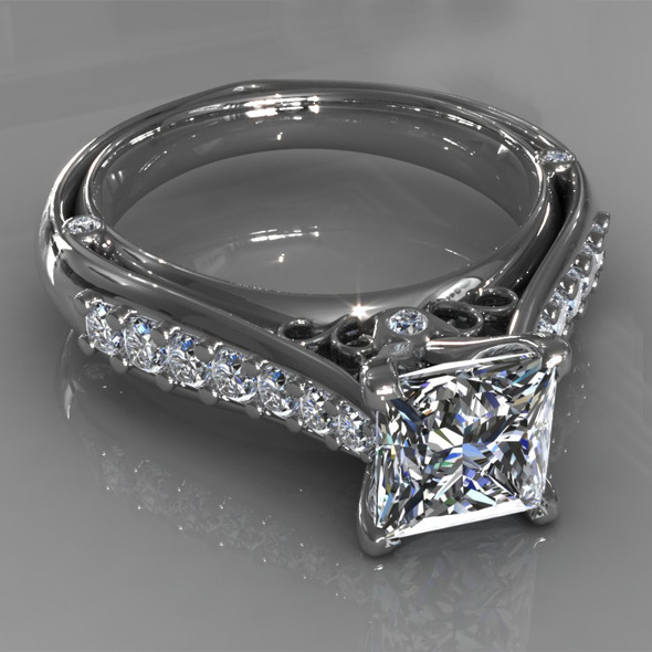 Diamond Ring Creative - 3Docean 5393180
