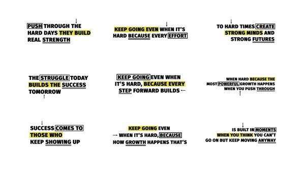 Select The Text | After Effects Titles template preview
